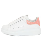 (WMNS) Alexander McQueen Oversized Sneaker 'White Pastel Pink Crocodile' 553770WIAF89414 #