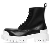 (WMNS) Balenciaga Strike 20mm Bootie 'Black White' 590974WA9671090 #