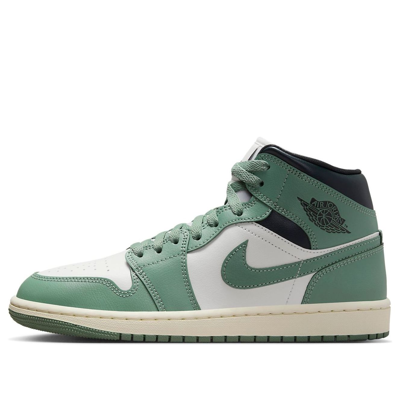 (WMNS) Air Jordan 1 Mid 'Jade Smoke' BQ6472-130 #