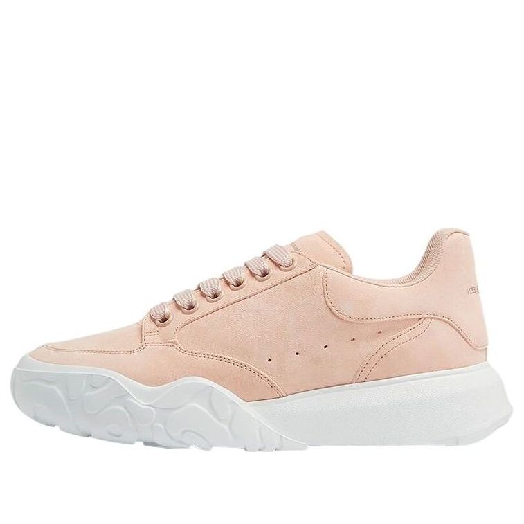 (WMNS) Alexander McQueen Court Trainer 'Pink White' 657567WIA507126 #