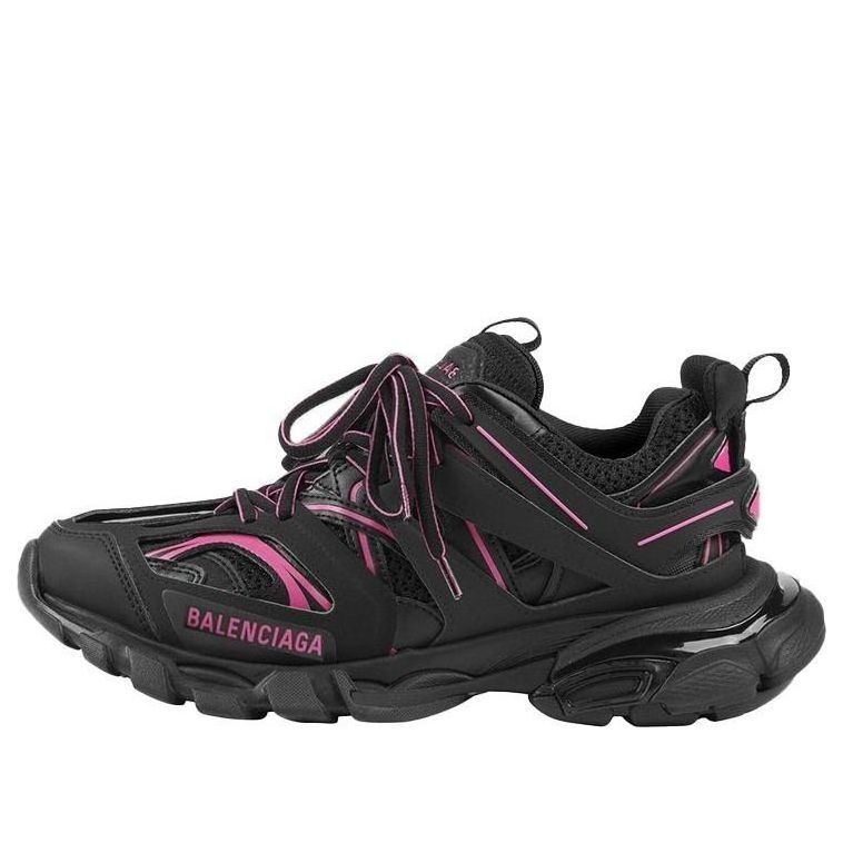 (WMNS) Balenciaga Track Sneaker 'Black Neon Pink' 542436W3AC21055 #