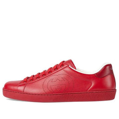 Gucci Ace 'Interlocking G - Hibiscus Red' 599147-AYO70-6463 #
