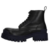 Balenciaga Calfskin Martin Boots Blue/Black 589338WA9671040 #
