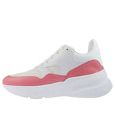 (WMNS) Alexander McQueen Oversized Runner in Nappa Calf Leather 'White Pink' 533710WHT999374 #