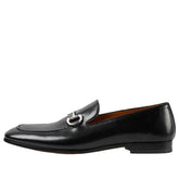 Gucci Horsebit Loafers 'Black Silver' 649479-0G0V0-1000 #.