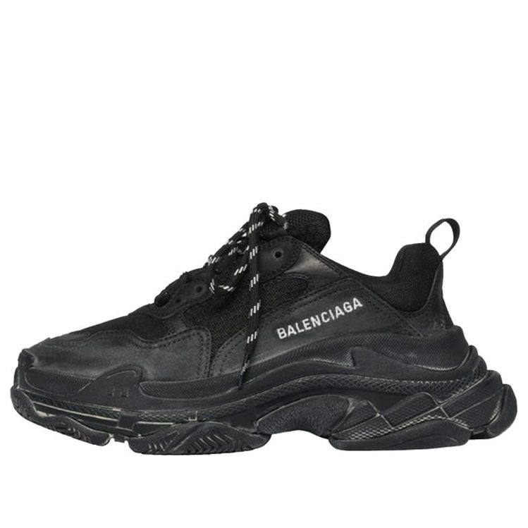 (WMNS) Balenciaga Triple S 'Distressed Black' 531388W09O11000 #