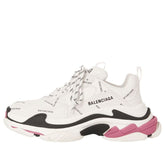 (WMNS) Balenciaga Triple S Sneaker 'Allover Logo White Pink' 524039W2FA49155 #