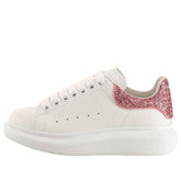 (WMNS) Alexander McQueen Oversized Sneaker 'Beige Pink Glitter' 558945WIA4Y9414 #