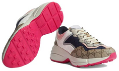 GUCCI Rhyton " Beige white pink ".