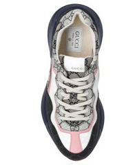 Gucci Rhyton " Beige blue monogram ".