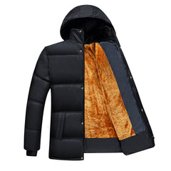 Middle aged and elderly men's cotton padded jacket