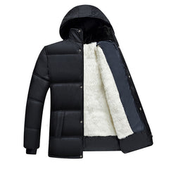 Middle aged and elderly men's cotton padded jacket