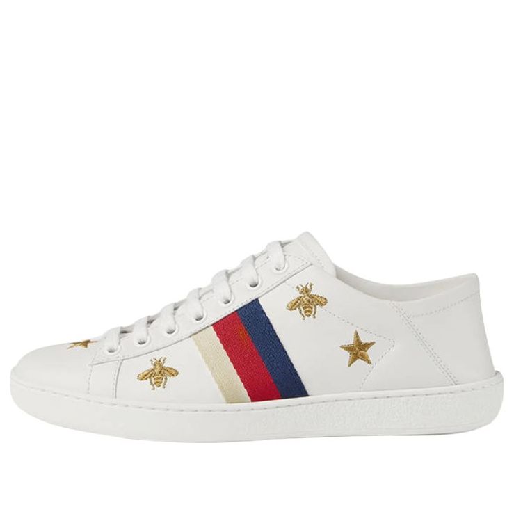 (WMNS) Gucci Ace 'Bees and Stars' 498205-AXWQ0-9098 #.