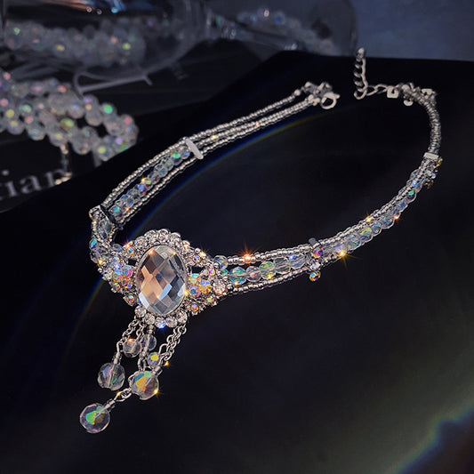 Collier en Cristal Éclatant - Élégance Royale