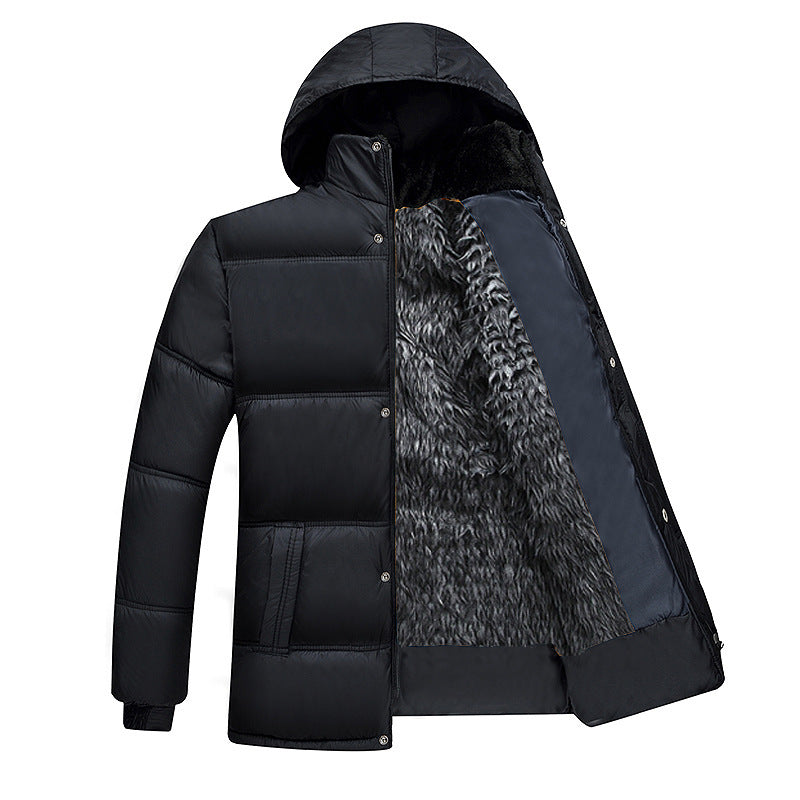 Middle aged and elderly men's cotton padded jacket