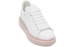 (WMNS) Alexander McQueen Oversized Sneaker 'White Pink Sole' 553770WHTQ49182 #