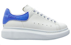 (WMNS) Alexander McQueen Oversized Shoes 'Cream White Electric Blue' 718157WICGK8870 #