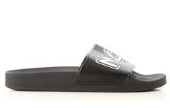 Alexander McQueen Logo Sandals Black/White 547040-R2587-1006 #