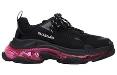 (WMNS) Balenciaga Triple S 'Clear Sole - Black Pink Neon' 544351W2FR11053 #