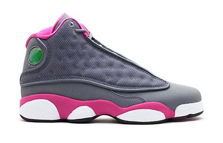 (GS) Air Jordan 13 Retro 'Grey Fusion Pink' 439358-029 #