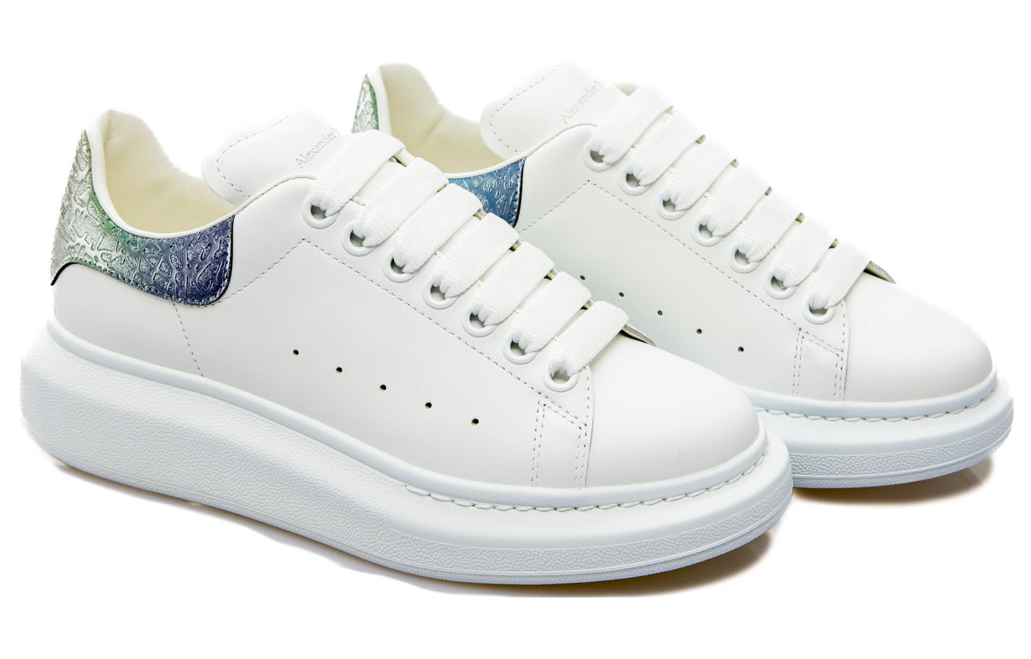 (WMNS) Alexander McQueen Oversized Shoes 'White Opalescent' 718232WICYF9487 #