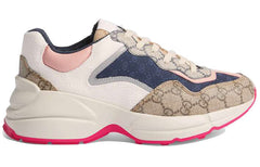 (WMNS) Gucci GG Rhyton 'Beige White Pink' 620185-99WF0-4371 #