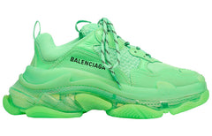 (WMNS) Balenciaga Triple S Clear Sole Trainer 'Neon Green' 544351W2CF13801 #