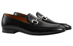 Gucci Horsebit Loafers 'Black Silver' 649479-0G0V0-1000 #.