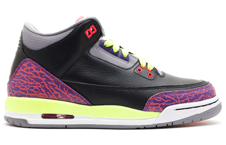 (GS) Air Jordan 3 Retro 'Black Atomic Red' 441140-039 #