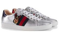 (WMNS) Gucci Ace 'Year of the Dog - Metallic Silver' 501908-DXAL0-8164 #.