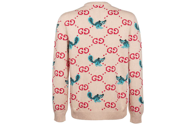 Gucci x Freya Hartas GG Animal Wool Sweater 'Ivory' 661836-XKBXX-9275 #.