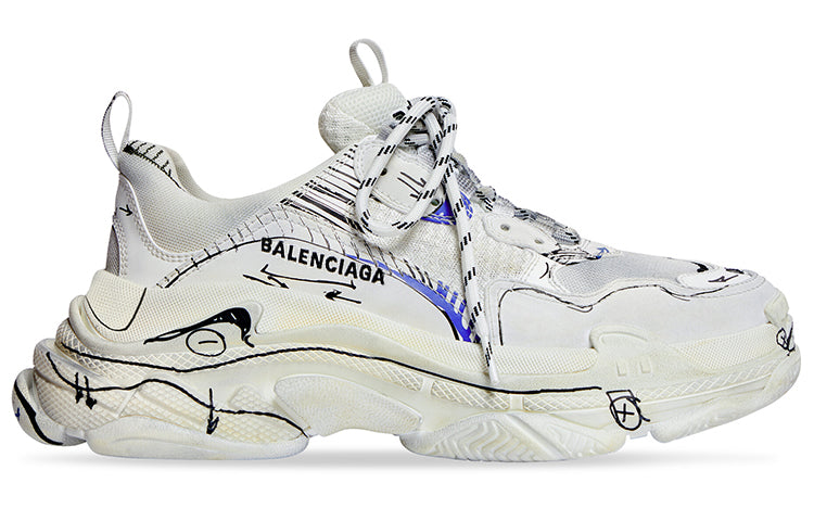 (WMNS) Balenciaga Triple S 'White' 524039W3SRB9014 #