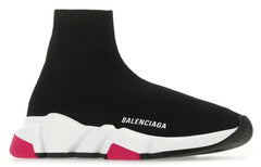 (WMNS) Balenciaga Speed Sneaker 'Black Magenta' 587280W2DB41959 #