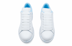 (WMNS) Alexander McQueen Larry Oversized Low-Top Sneakers 'White Sky Blue' 708068WICG78973 #