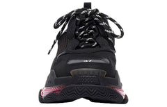 (WMNS) Balenciaga Triple S 'Clear Sole - Black Pink Neon' 544351W2FR11053 #