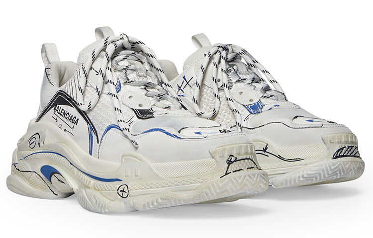 (WMNS) Balenciaga Triple S 'White' 524039W3SRB9014 #