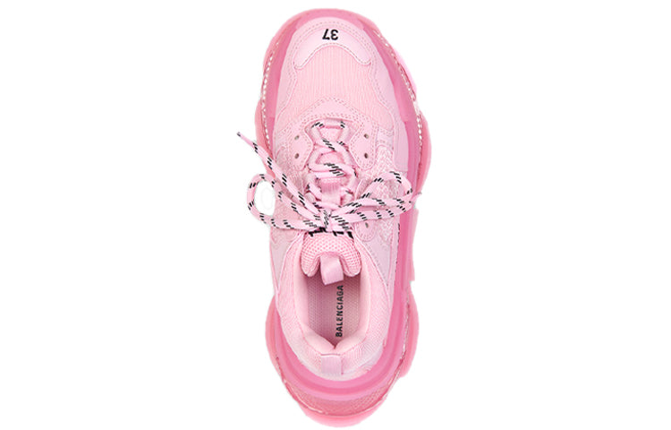 (WMNS) Balenciaga Triple S 'Clear Sole - Pink' 544351W2GA15760 #
