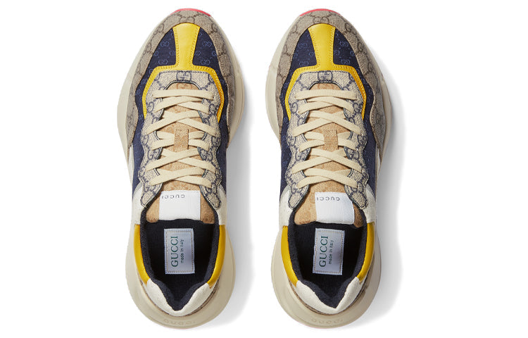 Gucci GG Rhyton 'Beige White Yellow' 619891-99WF0-4370 #