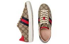 (WMNS) Gucci Ace GG Supreme 'Beige' 499410-96G50-9768 #.