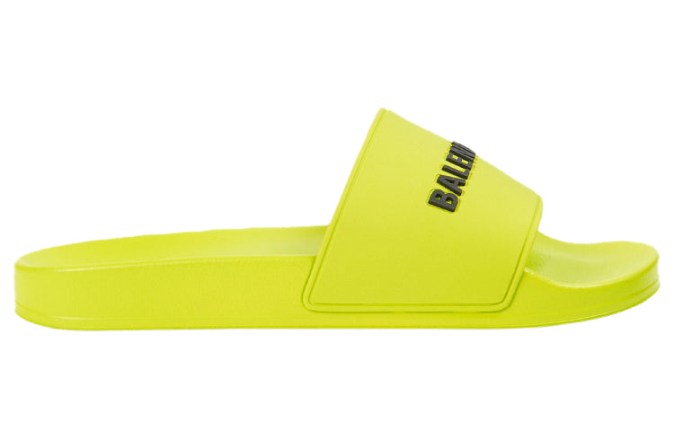 Balenciaga Pool Slides 'Lime' 565826W1S803501 #