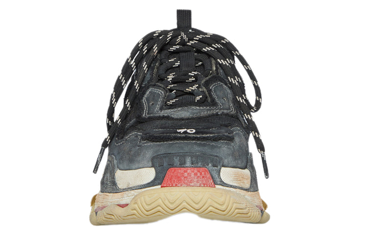 (WMNS) Balenciaga Triple S 'Black' 524037W3CS11061 #
