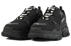 (WMNS) Balenciaga Triple S 'Black' 524036W2CA11000 #