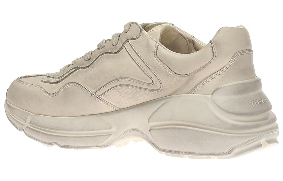 Gucci Rhython Leather Sneaker 'Ivory' 498916-A9L00-9522 #.