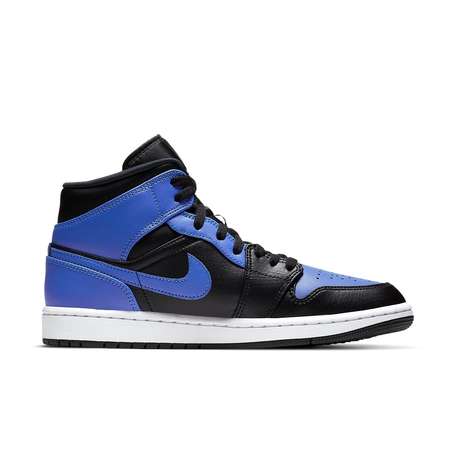 Air Jordan 1 Mid 'Hyper Royal Black' 554724-077 #