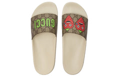 (WMNS) Gucci GG Supreme Slide x Pablo Delcielo 'Strawberry' 703815-U1F00-8462 #