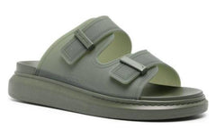 Alexander McQueen Hybrid Sandals 'Olive' 663563W4TM63211 #