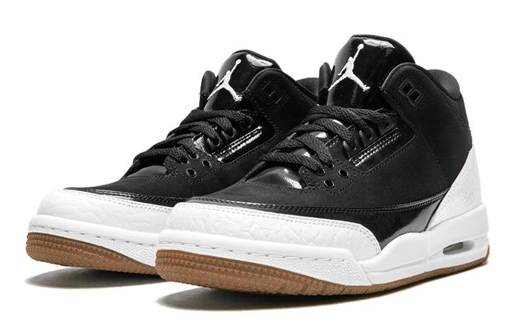 (GS) Air Jordan 3 Retro 'Black White' 441140-022 #