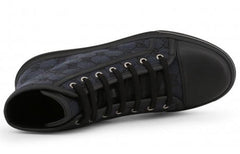 (WMNS) Gucci Monogram Canvas High Top 'Black' 426186-KQWM0-1948 #.