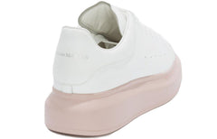 (WMNS) Alexander McQueen Oversized Sneaker 'White Pink Sole' 553770WHTQ49182 #