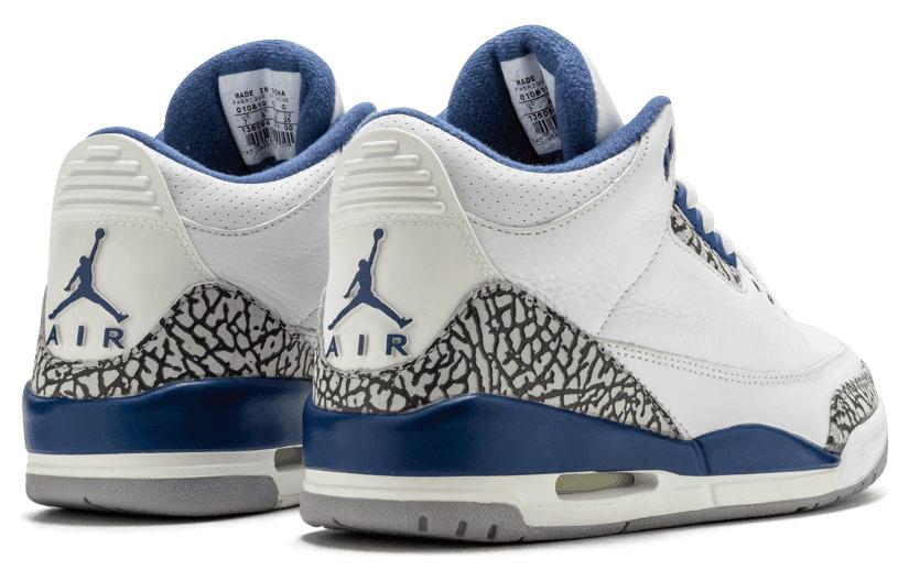 Air Jordan 3 Retro 'True Blue' 2001 136064-141 #